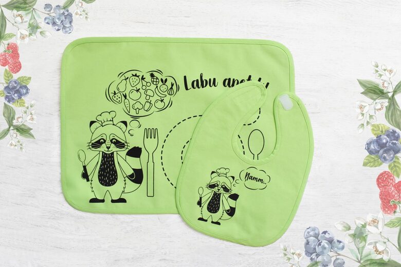 Montessori Placemat Green