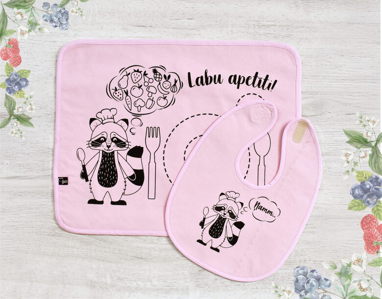 Montessori Placemat pink