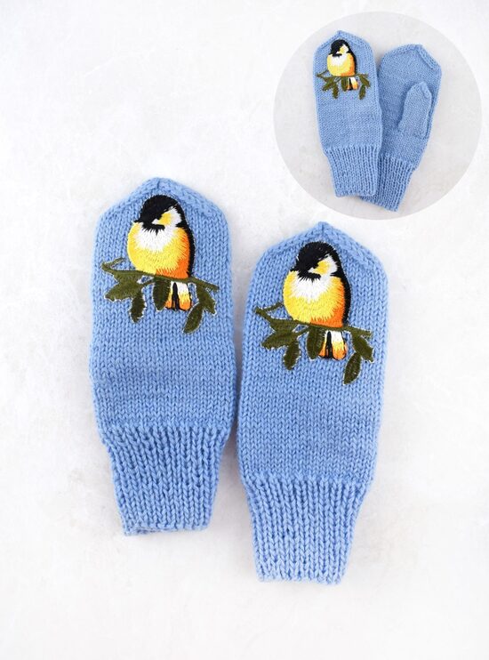 Dūraiņi ar putniņa izšuvumu