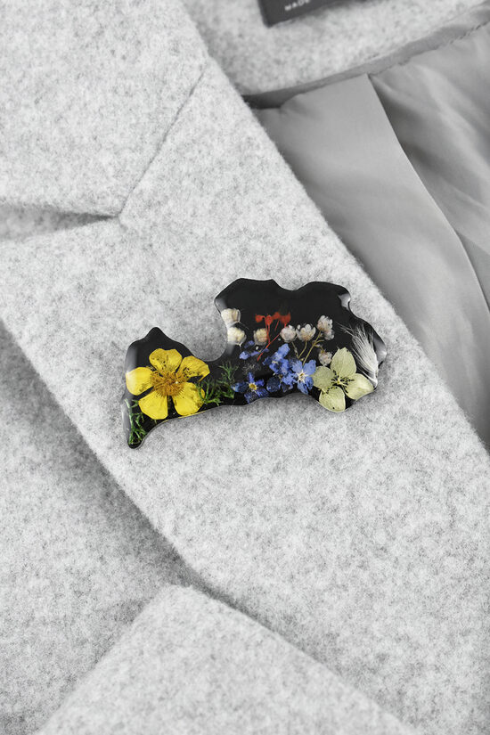 Latvian handmade gift brooch pin