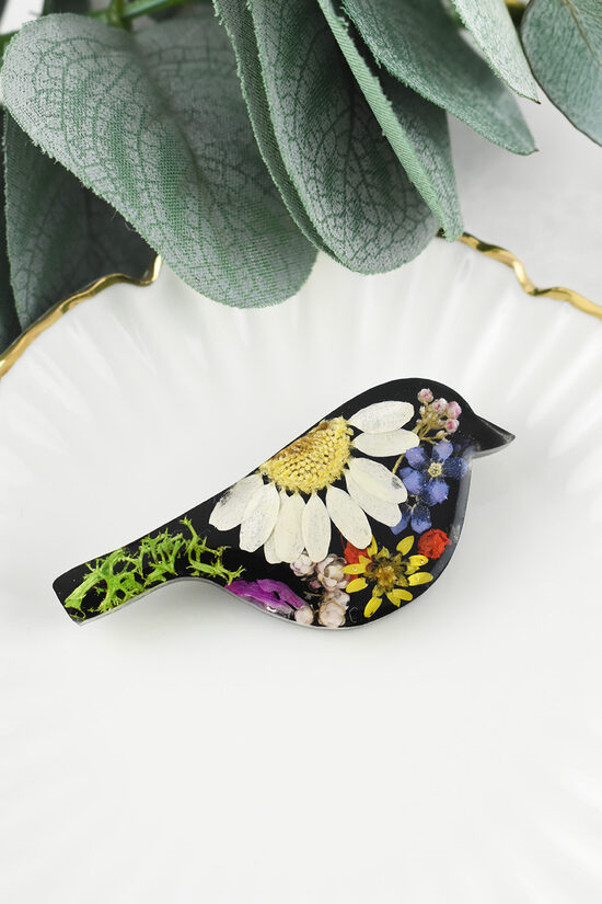 Bird brooch | Handmade