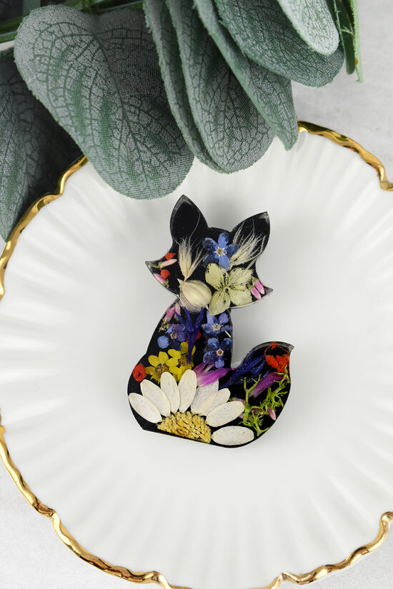 Fox Brooch Pin