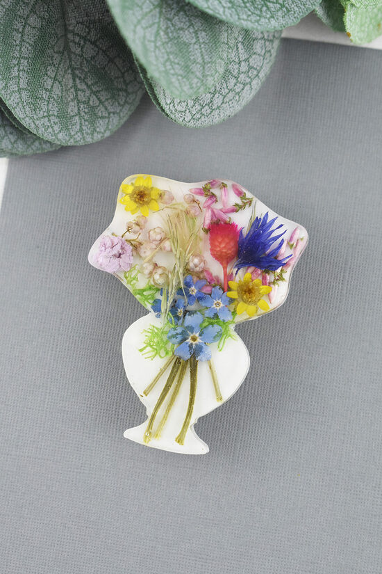 Flower Pot Brooch