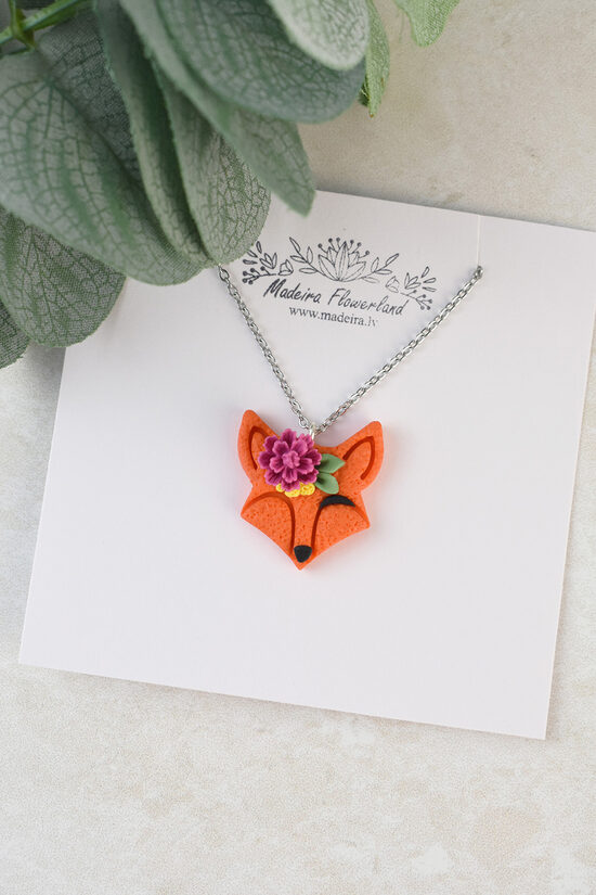 Pendant with fox