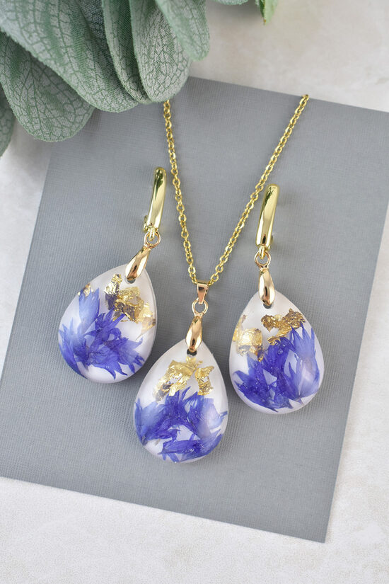 Cornflower jewelry