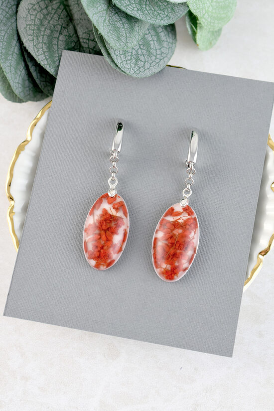 Koši sarkani auskari