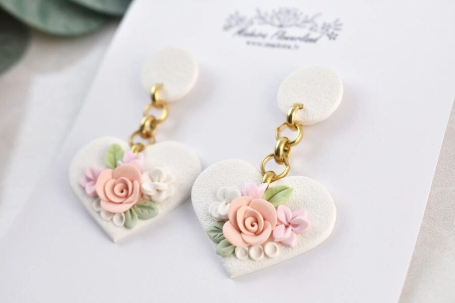  Polymer clay earrings