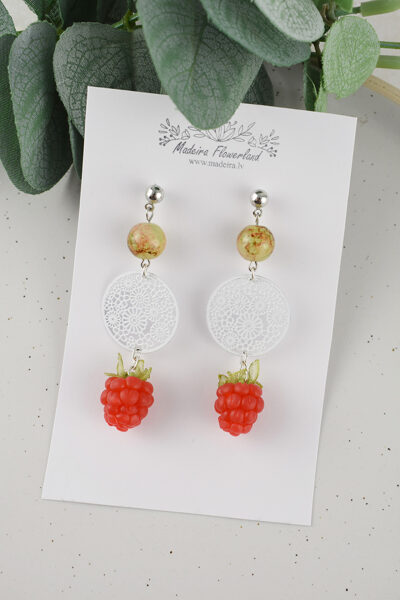 Polimērmāla auskari ar avenēm