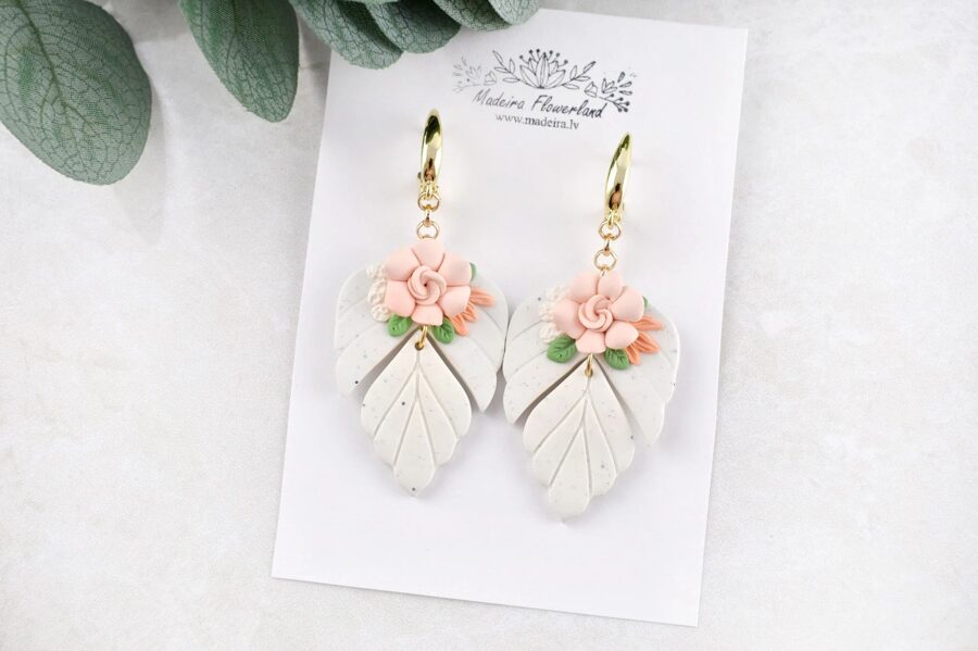 Polymer clay earrings