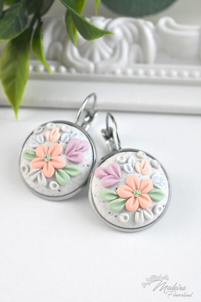 Polymer clay earrings