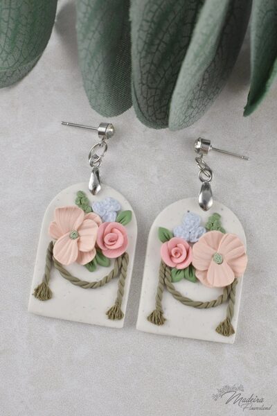 Polymer clay earrings