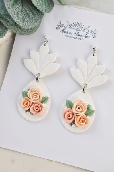 Polymer clay earrings