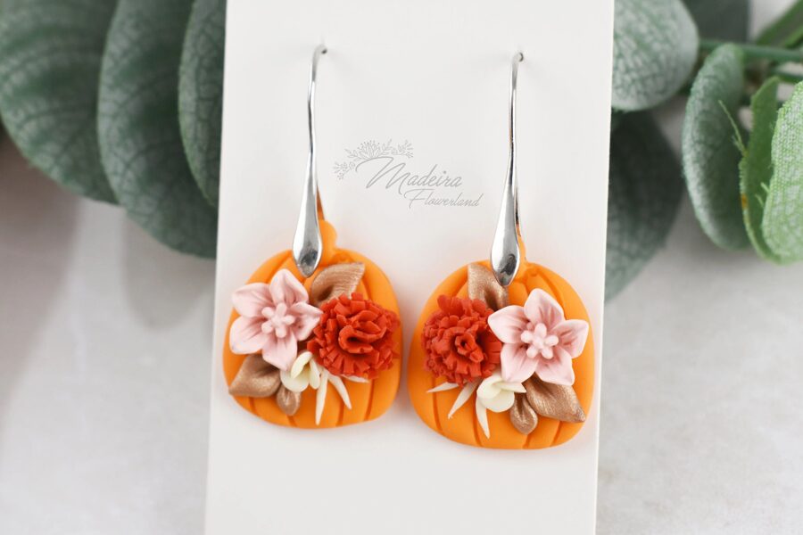 Polymer clay earrings